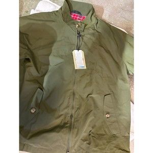 Baracuta G4 Harrington Jacket Beech Green Men Size 48 Made in England XL-XXL Y2K